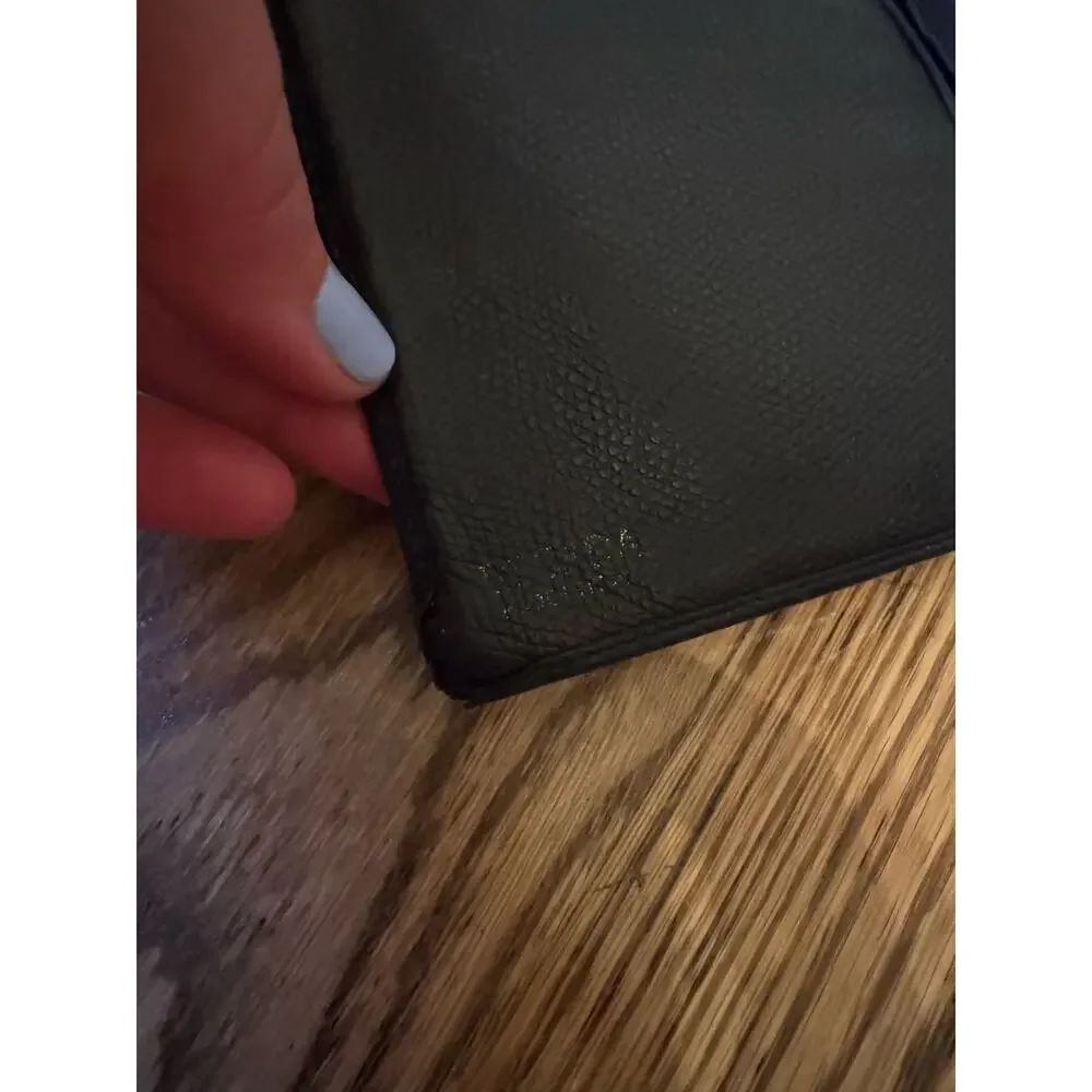 ESCADA Black Vintage Leather Wallet